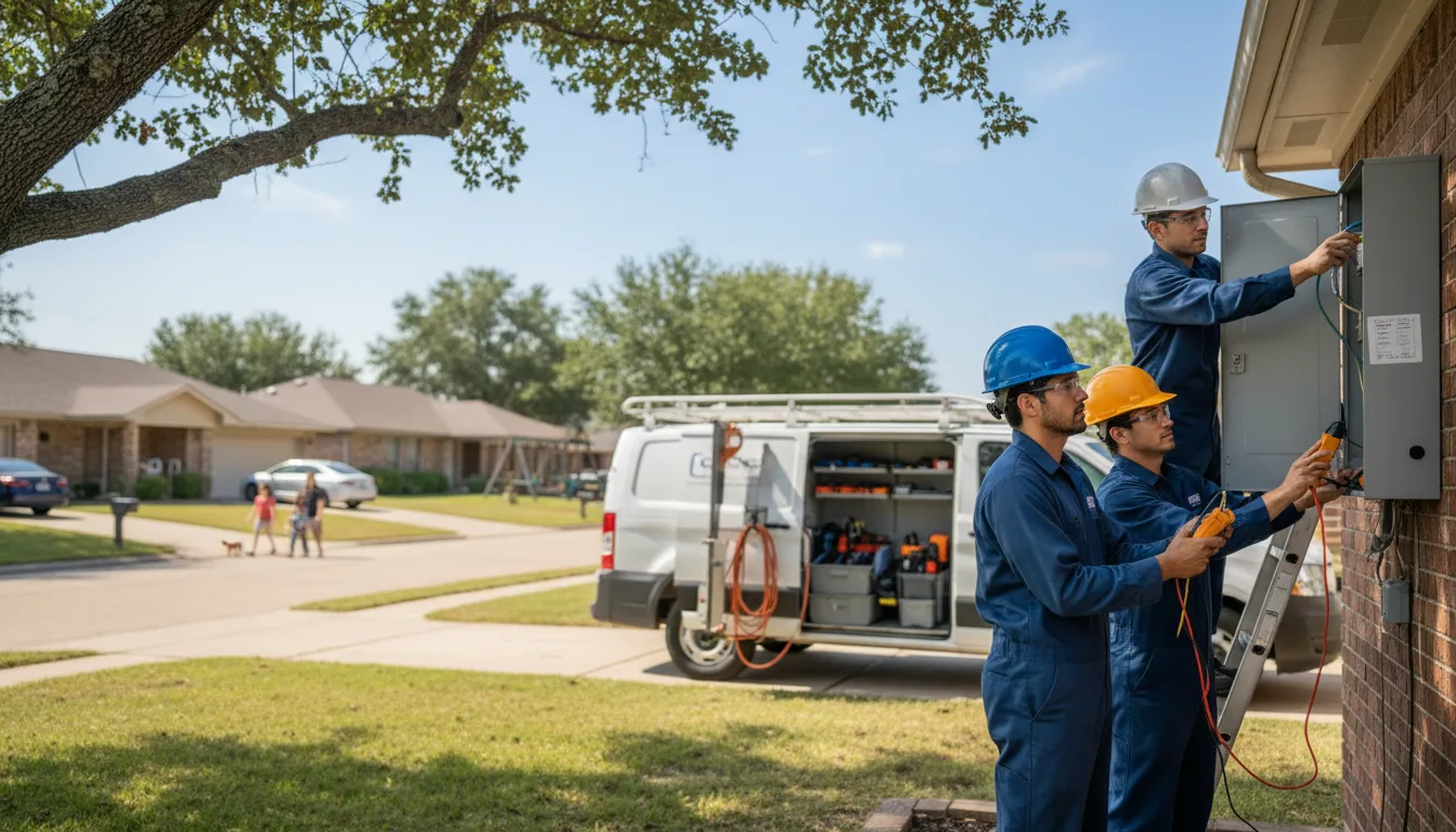 Certified electrician providing emergency electrical services in Dix, NE